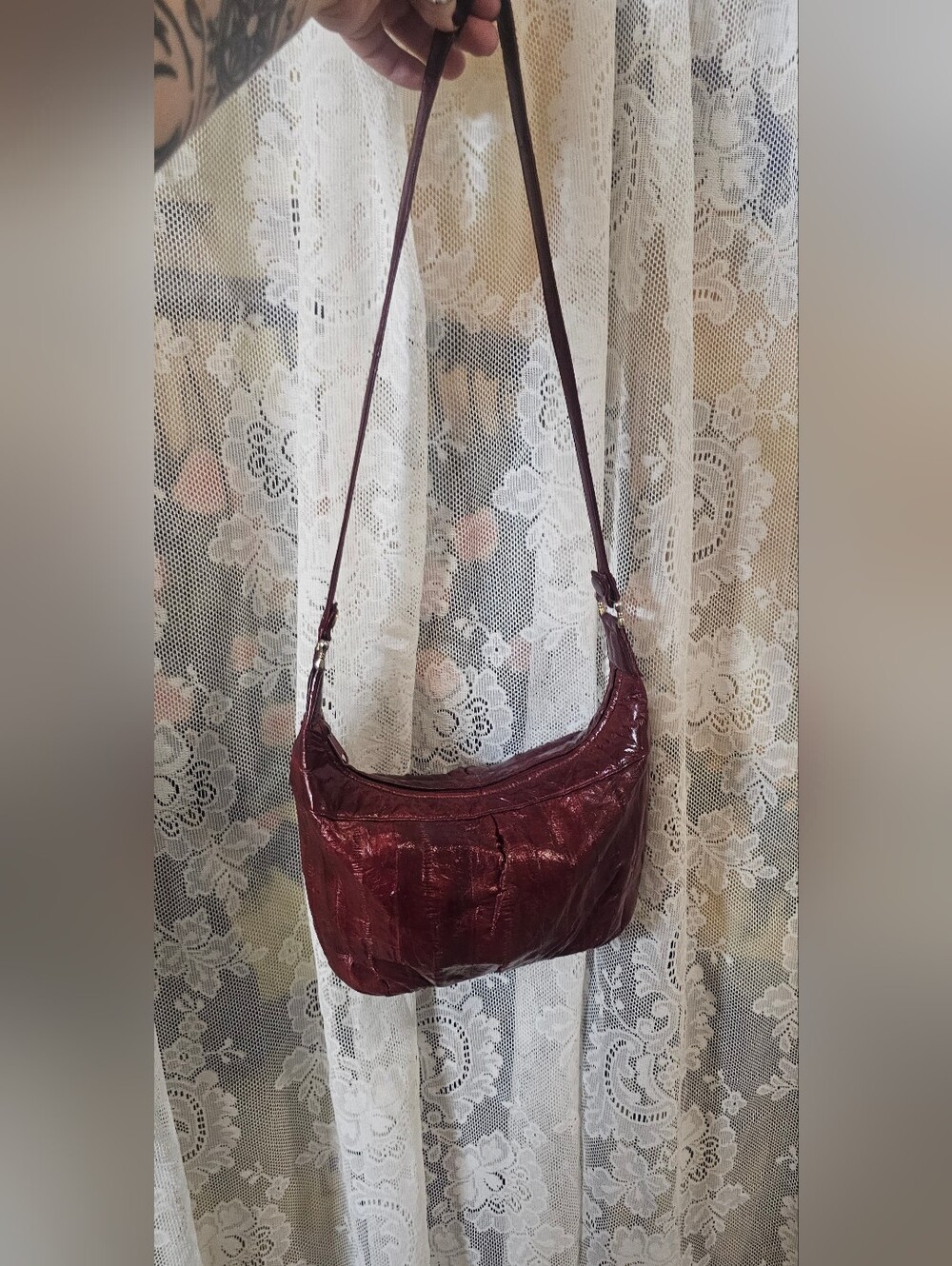 Women’s Burgundy Shoulder Bag